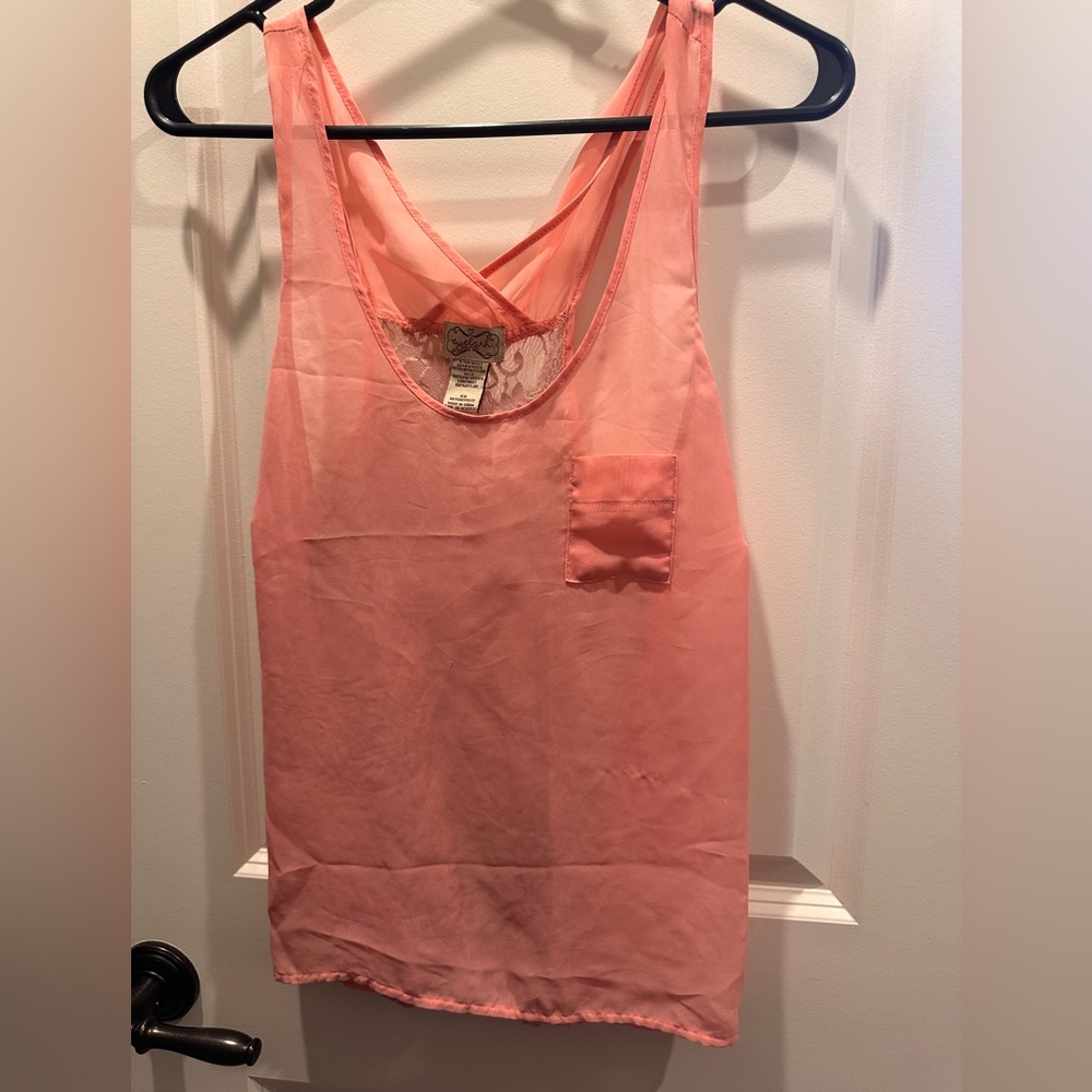 Pink Blouse / Size Small